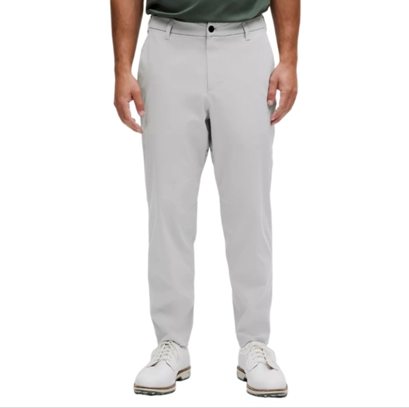 lululemon athletica Commission Men's Light Gray Slim - Picture 1 of 13